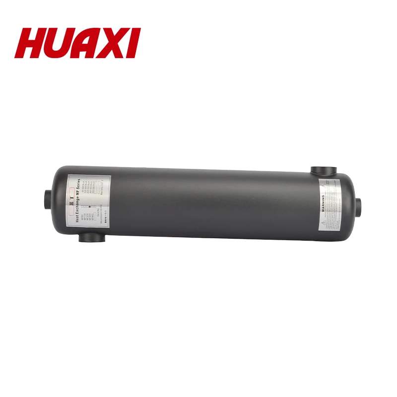 HUAXI Factory Wholesale Black Swimming Pool Heat Pump 1-10 Square Meter Tubular Heat Exchanger Enhances Water Temperature