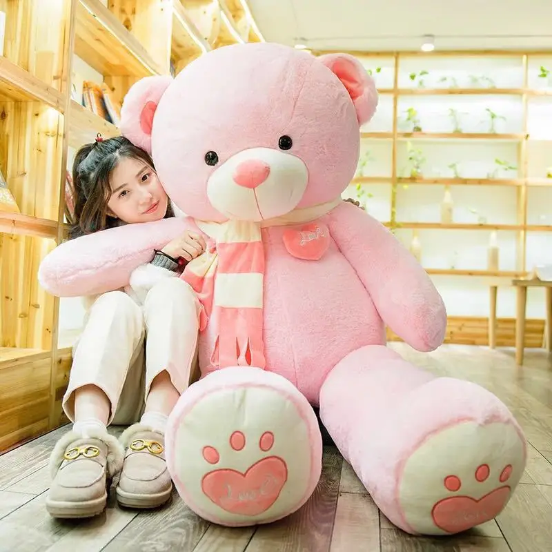 Birthday Valentines Gift Giant Teddy Bear Plush Toy Big Teddy Bear Soft Dolls Large Teddy Bear Skin Custom Wholesale