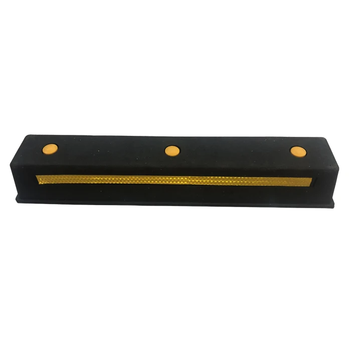 
Popular Korea style 750*150*110mm rubber and plastic Car Parking lots Stopper Parking Curb Wheel Stop 