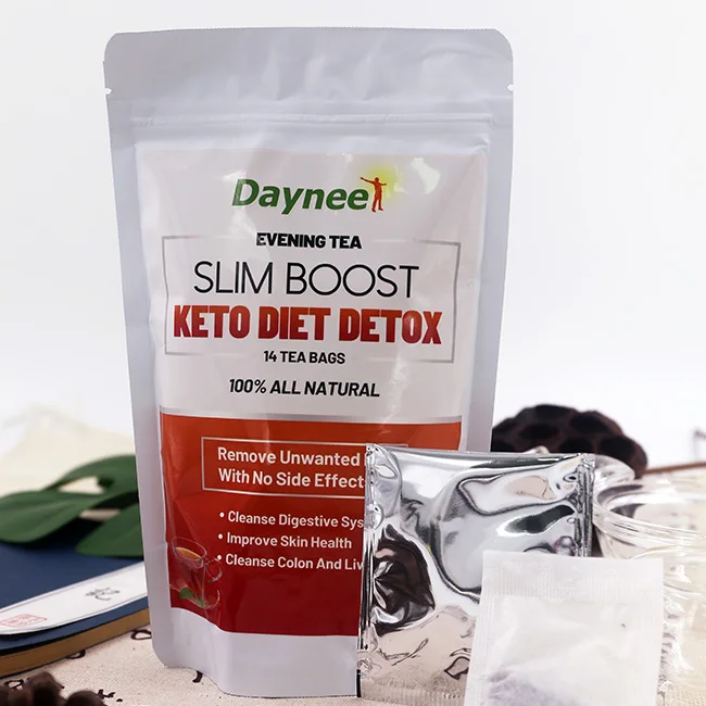 Custom keto weight-loss tea bag Best fast slim Private Label Flat Belly organic herbal Detox keto Tea slim-ming