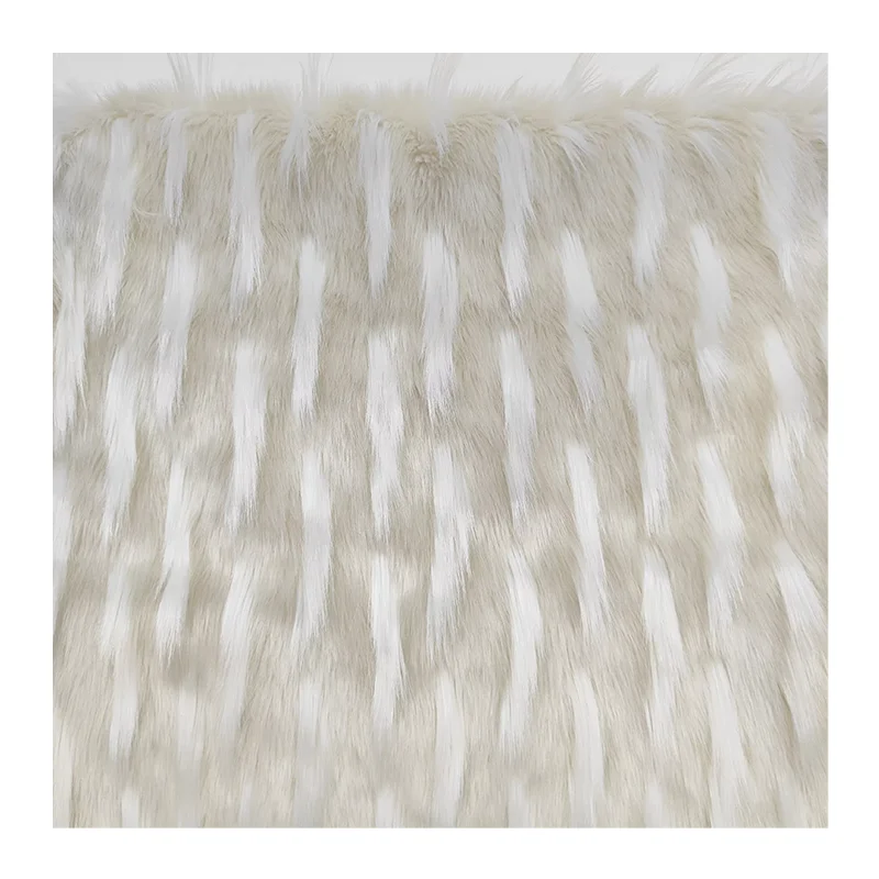 Higher Quality Fake Fur Knitted Fabric Collar Fur Jacquard Long Pile Faux Fur Fabrics for Toy Garment