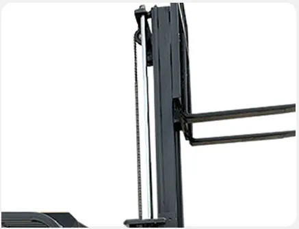 Small electric forklift self loading portable forklift electric stacker electric battery forklift