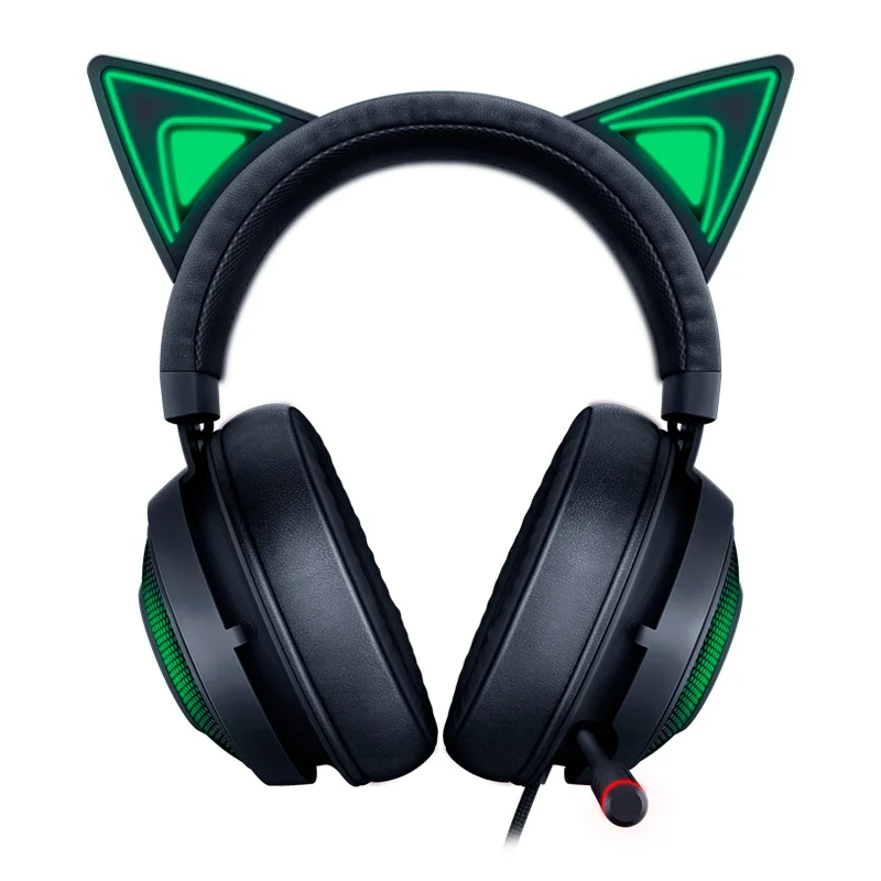 Razer Kraken Kitty RGB USB THX 7,1 игровая гарнитура с космическим объемным звуком razer гарнитура