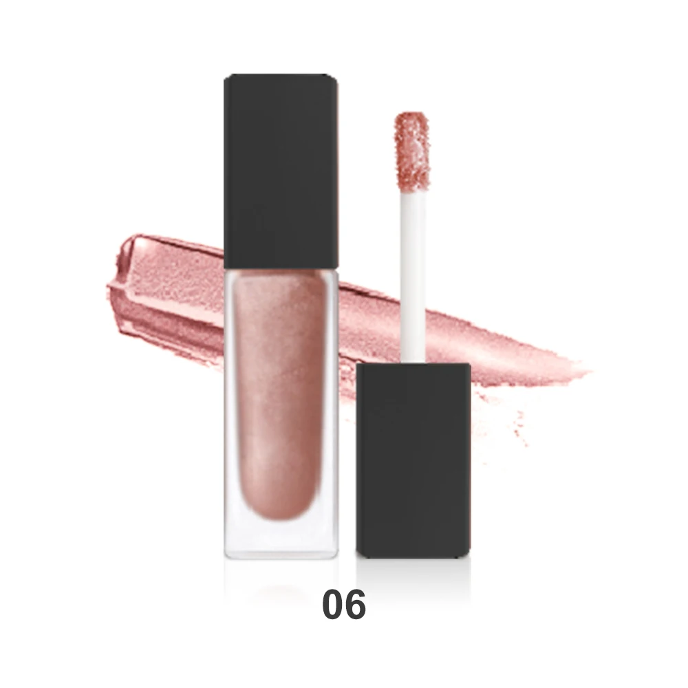 Top Selling 12 Colors Shimmer eyeshadow private label Makeup Glitter Metallic single glitter liquid eyeshadow