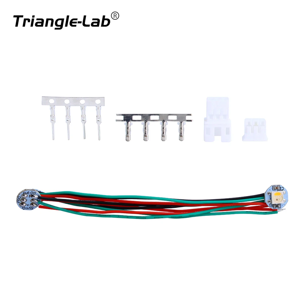 Trianglelab RGB Mini Button PCB Voron StealthBurner Neopixel RGB LED Kit Voron2.4 Trident 3D Printer PTFE Wiring Harness