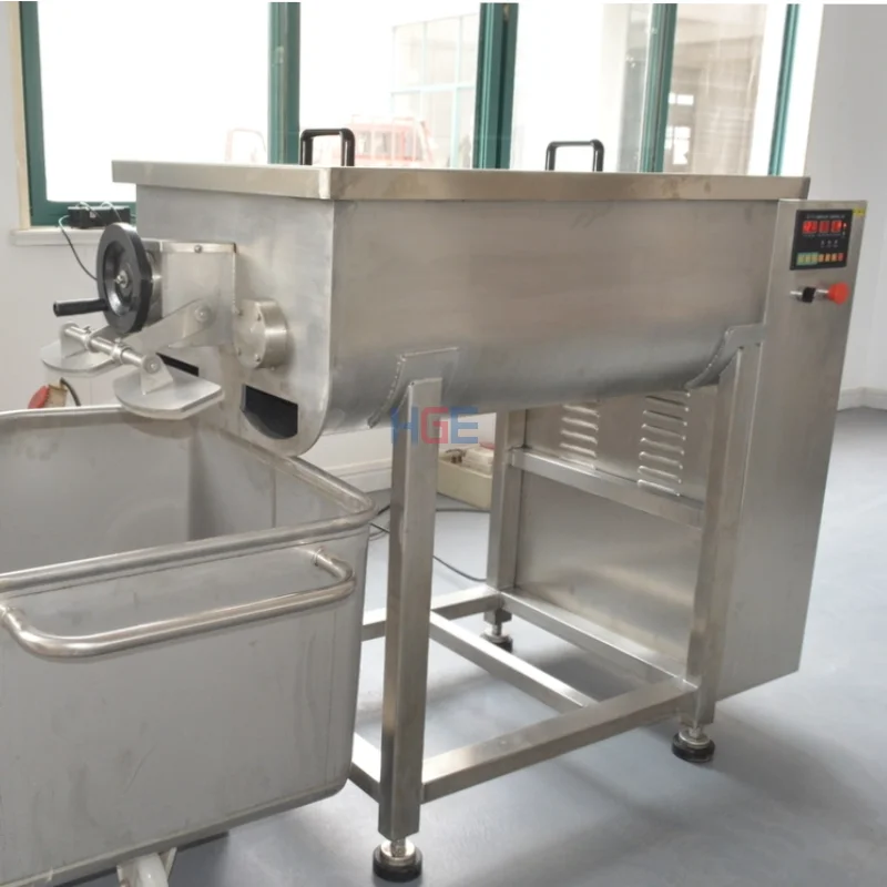 Stainless steel meat mixer machine meat blender pork fish meat blender for sausage processing