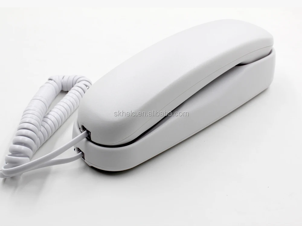 portable trimline corded telephone mini phone