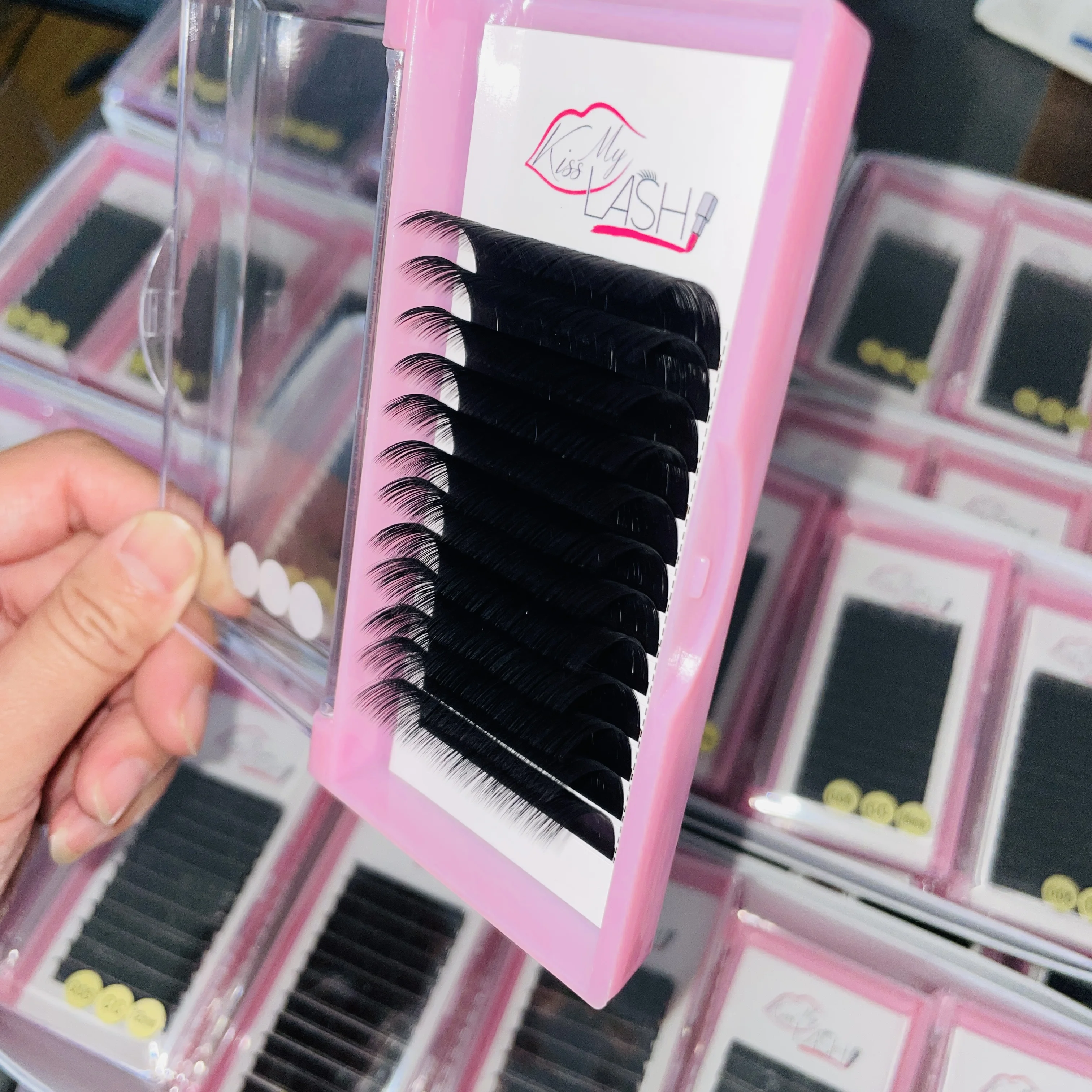 0.03/ 0.05/ 0.07 lash extension lashes supplies easy fan eyelash cashmere volume lashes self fan individual eyelash extensions