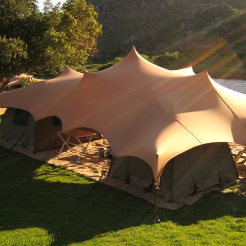 freeform bedouin stretch tent for outdoor event