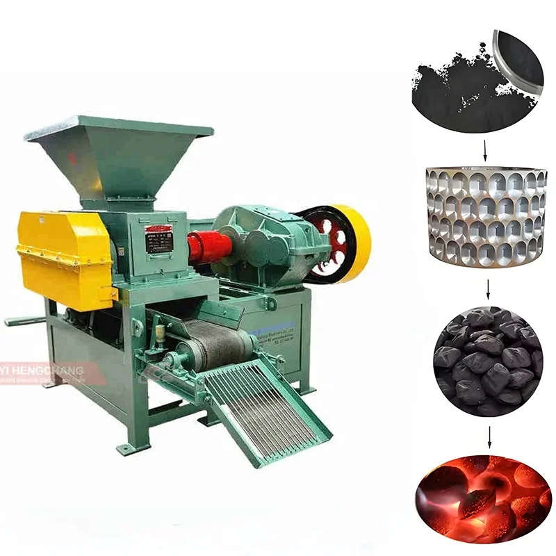 Hydraulic Briquette Press Machine fluorite Sand briquette making machine