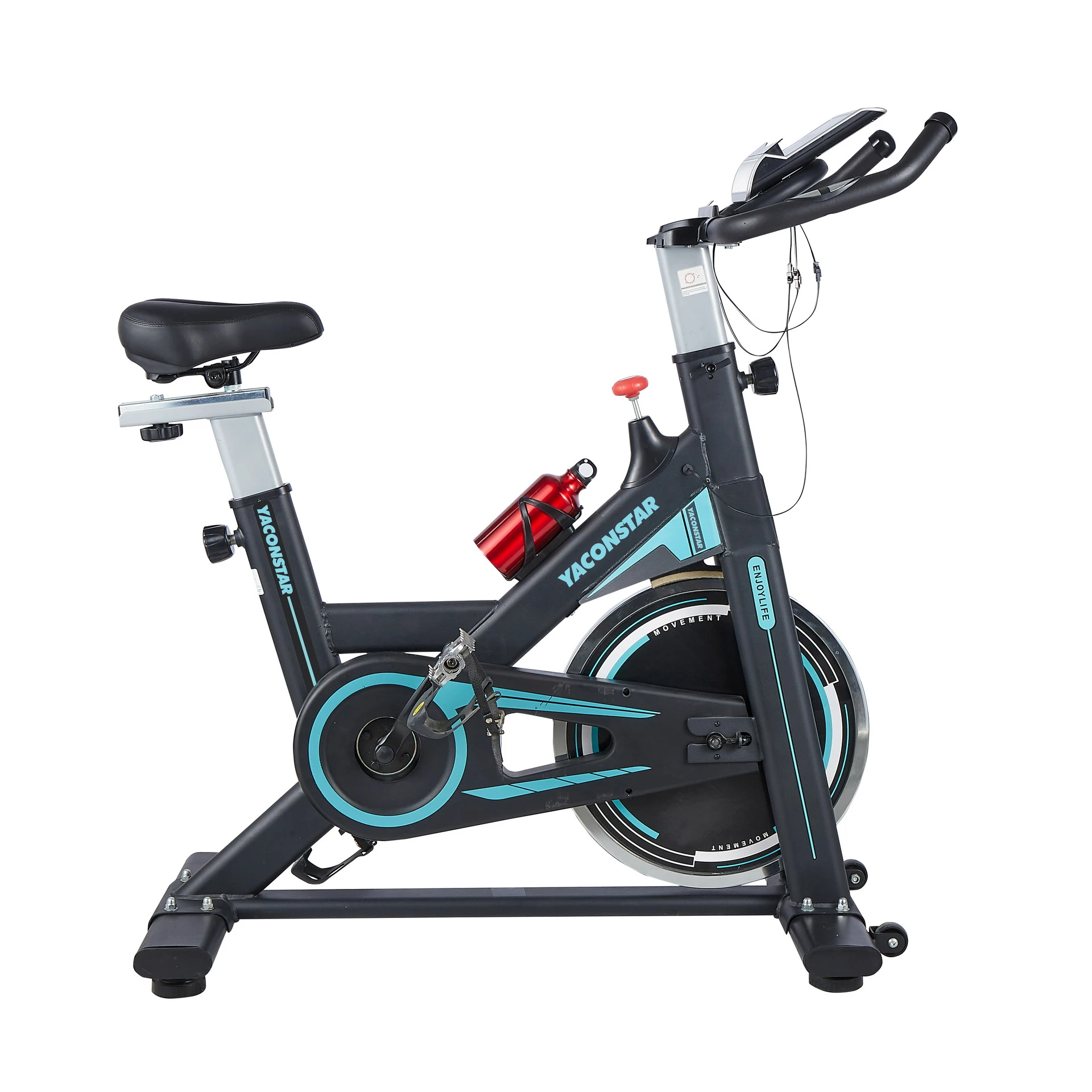 2024 New Unisex Easy Rider Exercise Spin Bike 6kg Flywheel Dynamic Stationary Bike Exercise