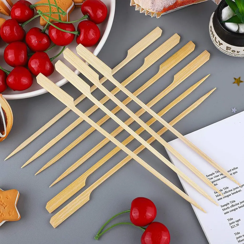 Disposable Bamboo Teppo Skewer Purely Natural Thin Bamboo Stick