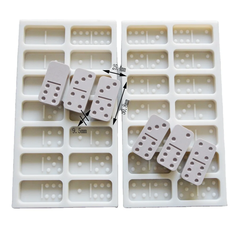 Набор силиконовых форм для пищевого домино силиконовые формы