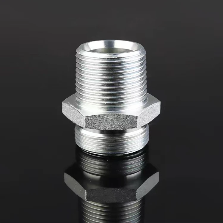 BSP Male Double Use For 60 Cone Seat Eaton Hydraulic Adapter transition straight cable joint
