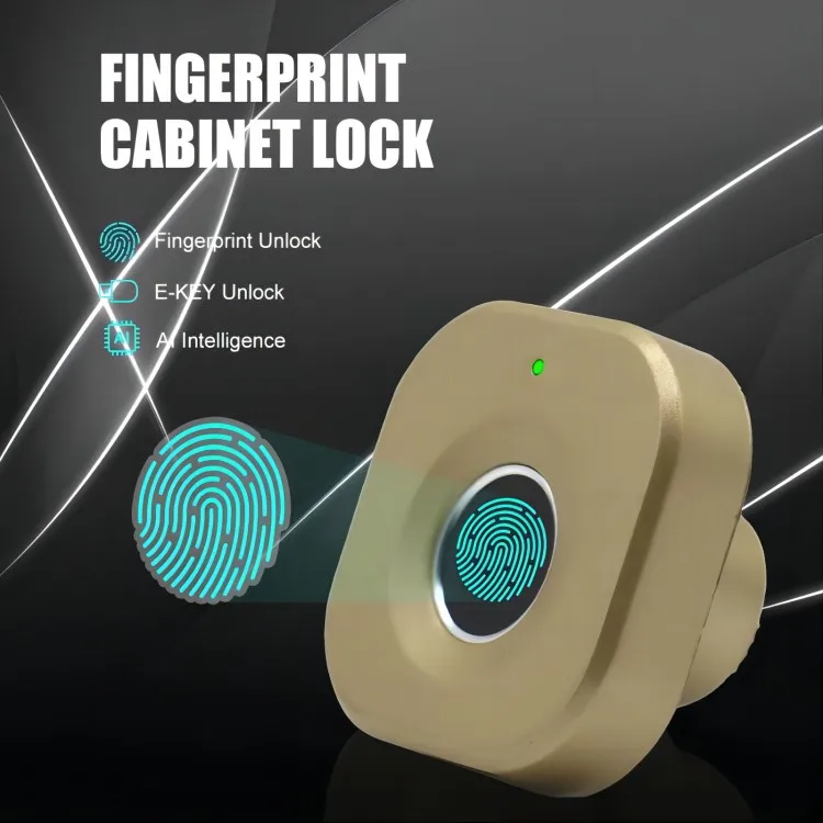 Qidots F040 Drawer smart electronic lock small storage wardrobe door smart locks fingerprint cabinet lock