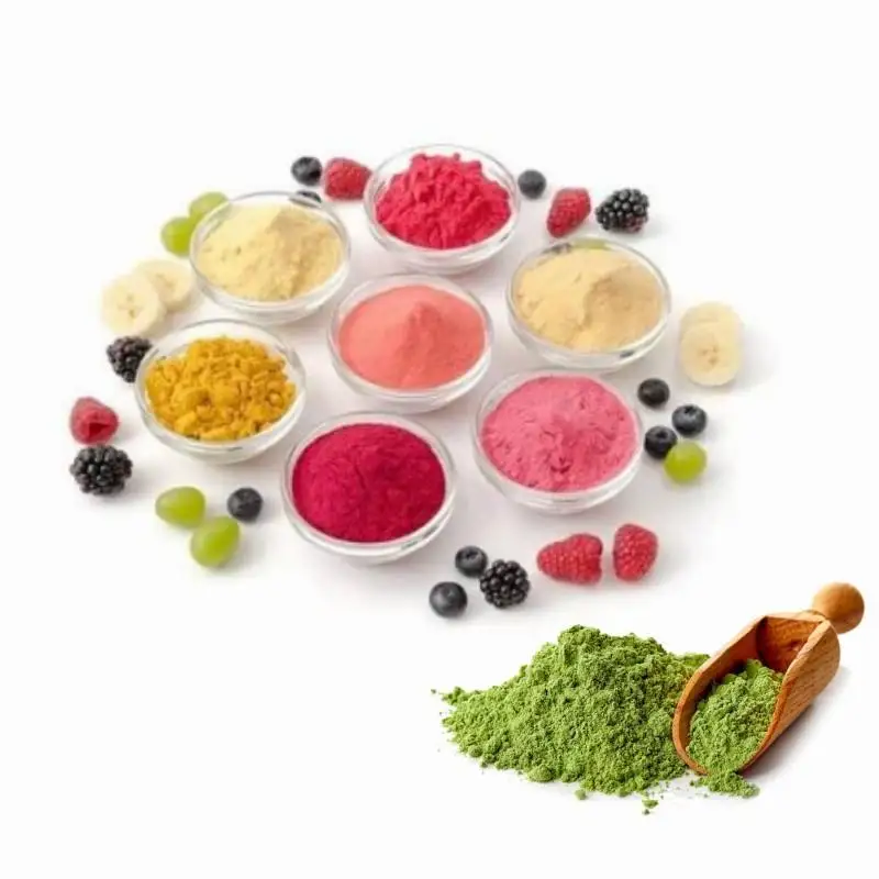 OEM Vegan Juice Supplement Greens Blend Superfood Green Energy Drink Super Greens Powder With Spirulina Probiotics