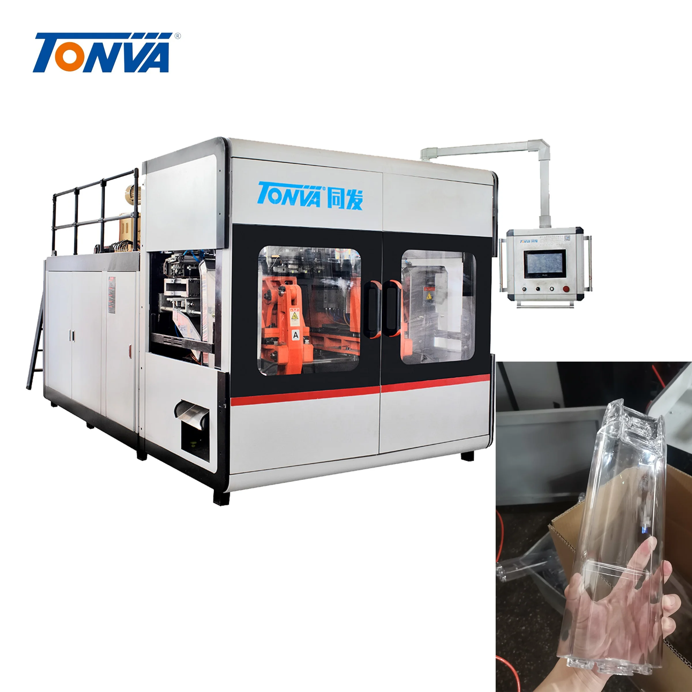 Plastic blow molding machine for transparent PETG PC bottle production widely used for PETG cosmetics daily using bottle