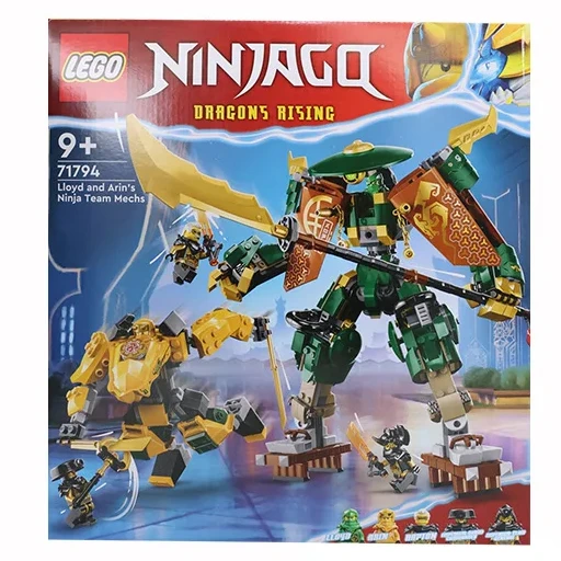 NINJAGO Lloyd и Arin s Ninja команда мехов набор игрушек