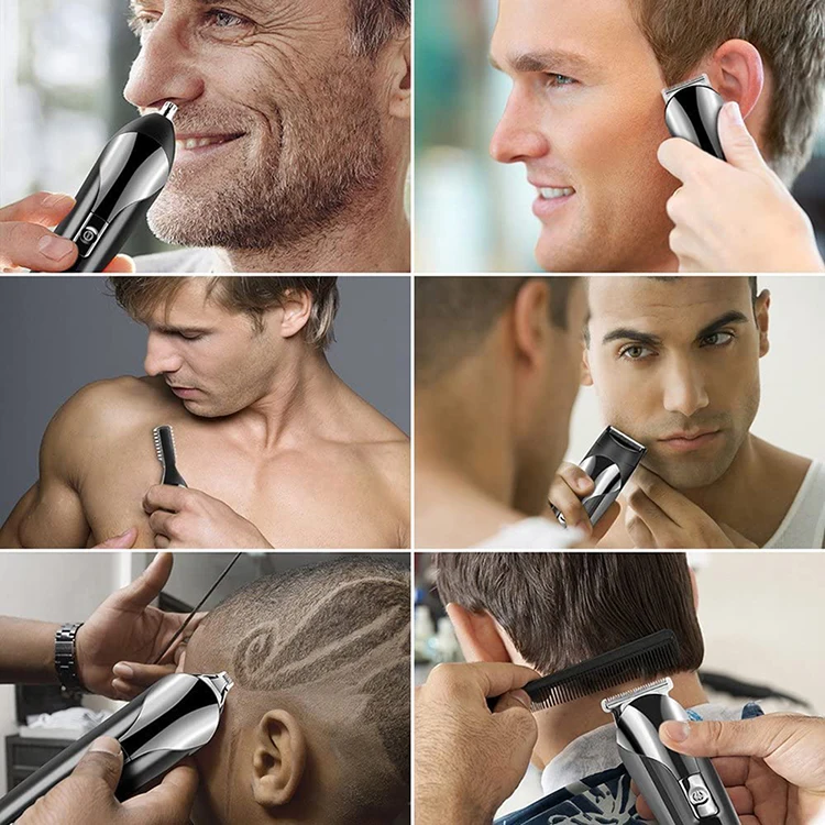 Professional Electric Rechargeable Nose and Ear Hair Trimmer Shaver Temple Cut Personal Care Tools For Men