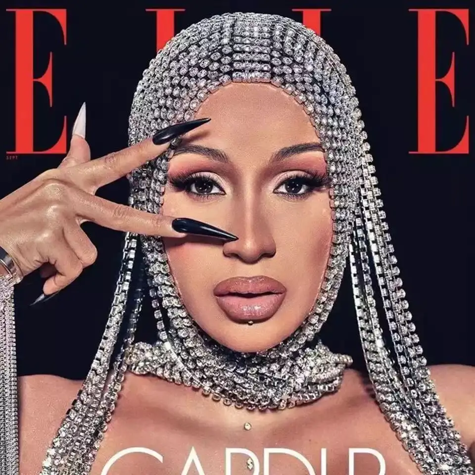 New Arrival rhinestone hair claw Same style stage fringed headdress crystal hair accessories rhinestone headband