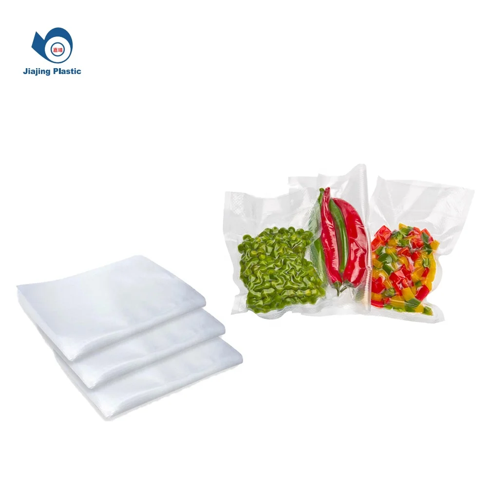 multi-specification wholesale textured vacuum bag open top nylon pe nuts mylar vacuum bags 2 gallon
