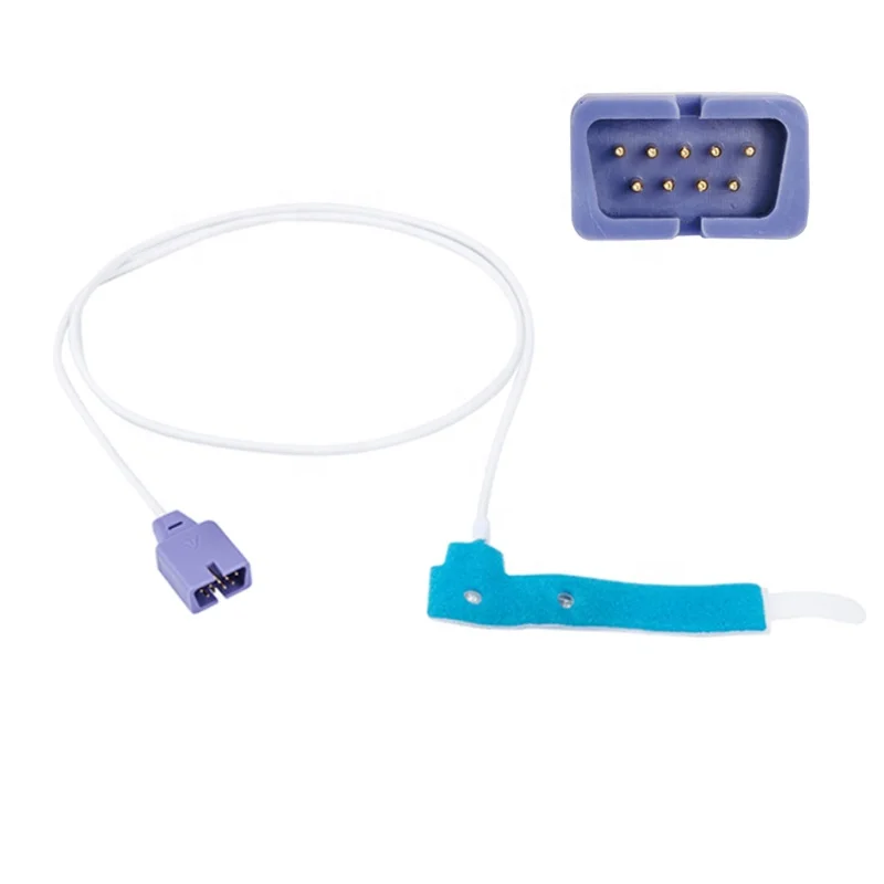 Disposable Blood Oxygen Probe 9 Pin Disposable Neonate/Adult Non-woven Sp02 Sensor