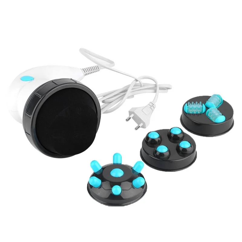 4 in 1 Vibrating Electric Body Slimming Weight Lose Fat Burning Handheld Back Neck Massager Hammer for Pain Relief