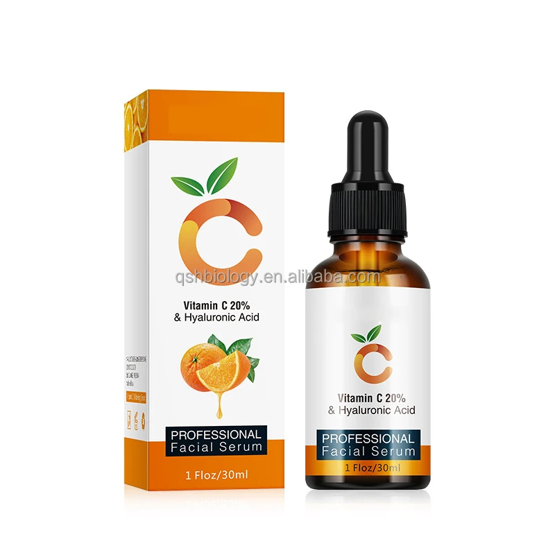 Face Care Serum Beauty Hot Sale Facial Vitamin C Brightening Serum With Vitamin E Hyaluronic Acid Serum For Face
