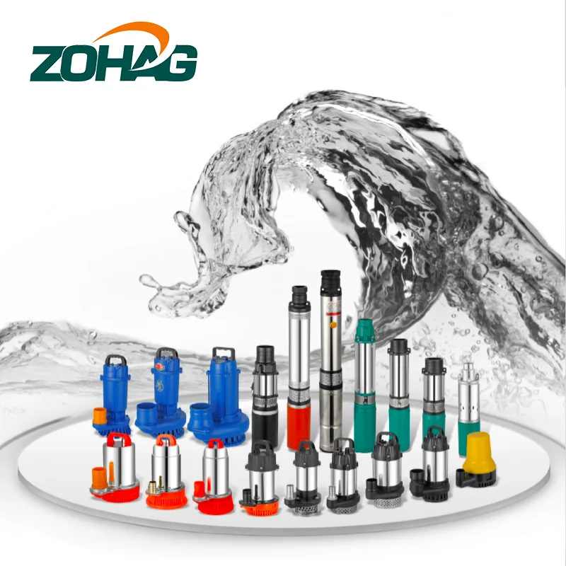 ZOHAG High quality DC solar pump submerged pump 12V/24V/48V