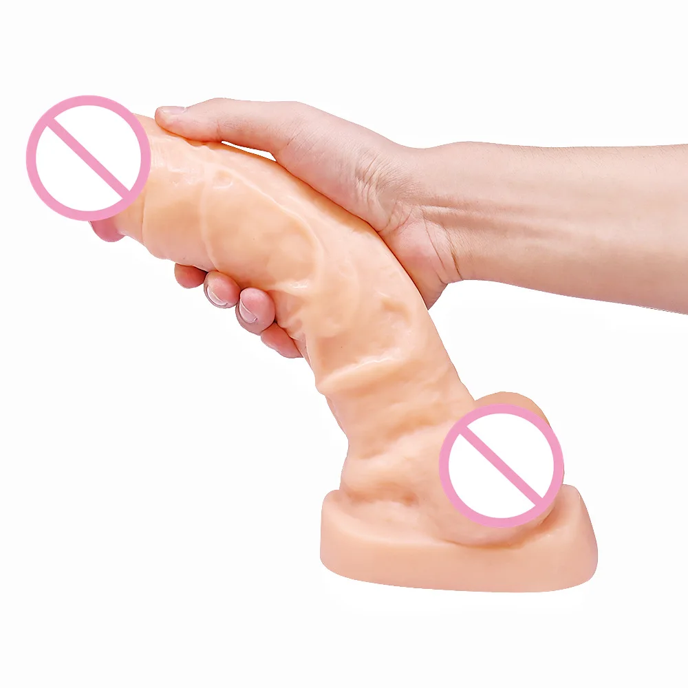 Wholesale China Supplier Ladies Sex Toys Artificial Penis Dildo Big Soft Silicone Dildo