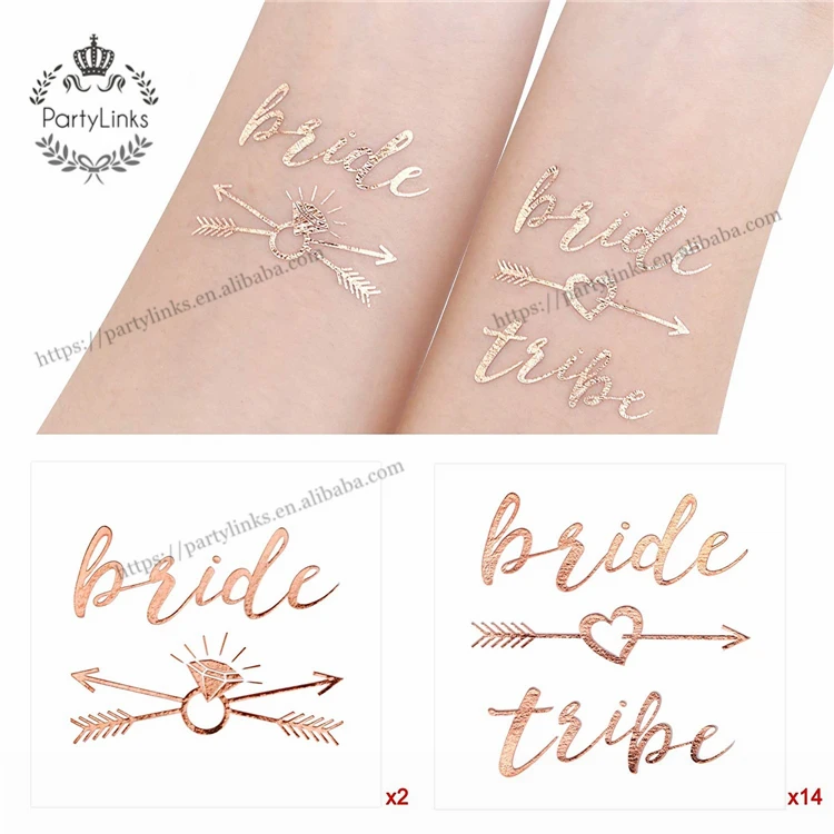 Rose Gold Bachelorette Party Decorations Kit Bridal Shower Favor Supplies Gift Hen Party Bachelorette Accessories