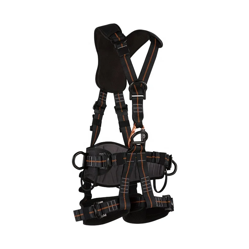 CE standard polyester 5 point adjustable roofing harness safety belt