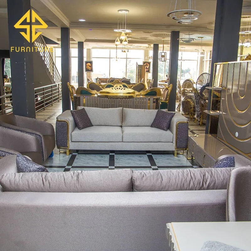 stainless steel elegant sofa modern design modern single seater sofa chair armchair set modern home furniture living room sofas