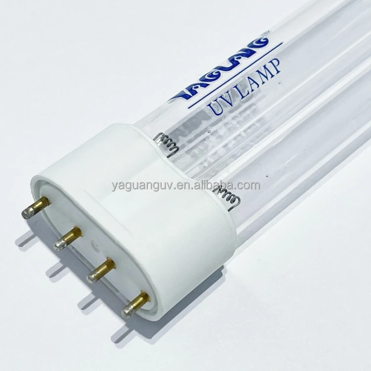 55w high ozone lamp ultraviolet 2G11 base uv light lamp H shape quartz uv lamp