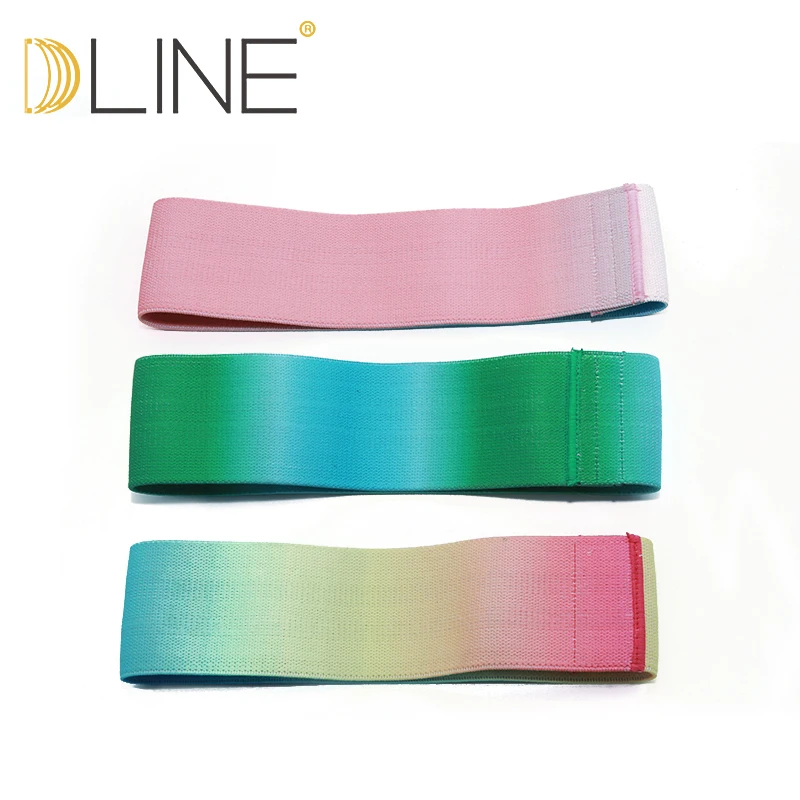 
Colorful Soft Non Slip Hip Circle Resistance Bands with Inner Grippy Elastic Loop 
