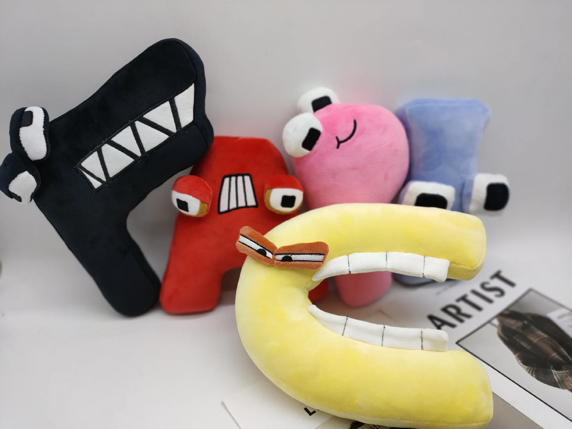 2022 New Hot Sell Alphabet Lore Plush Alphabet Letter Toys A-Z Cartoon Early Learning Children Plush Educational Toy