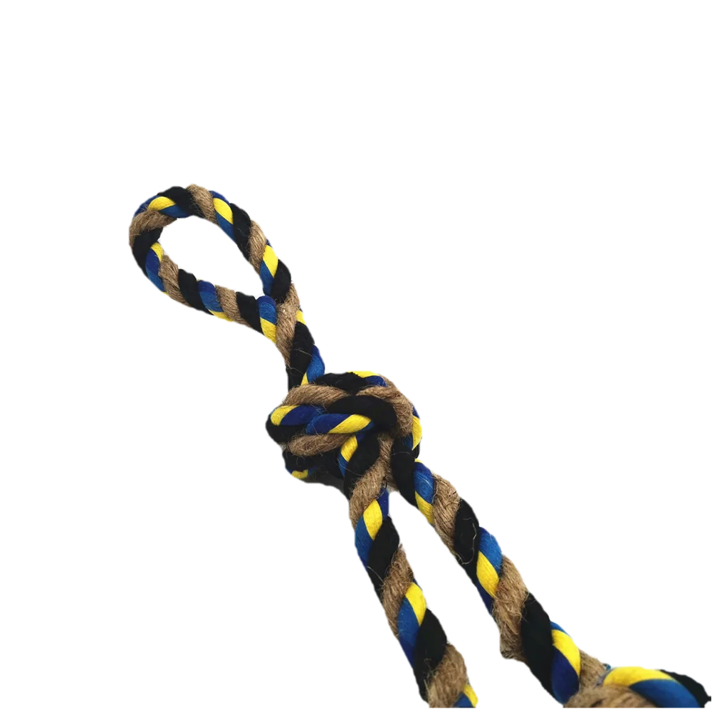 Pet toy dog Five Knots hemp rope cotton rope toy from china manufacturer price rope toy