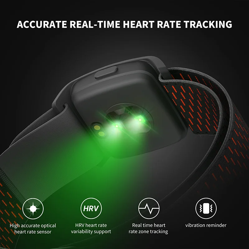 COOSPO HW9 Armband Heart Rate Monitor With HR Zones/Calories HRM Sensor For Fitness Cycling BLE5.0 ANT+ For Peloton For Zwift