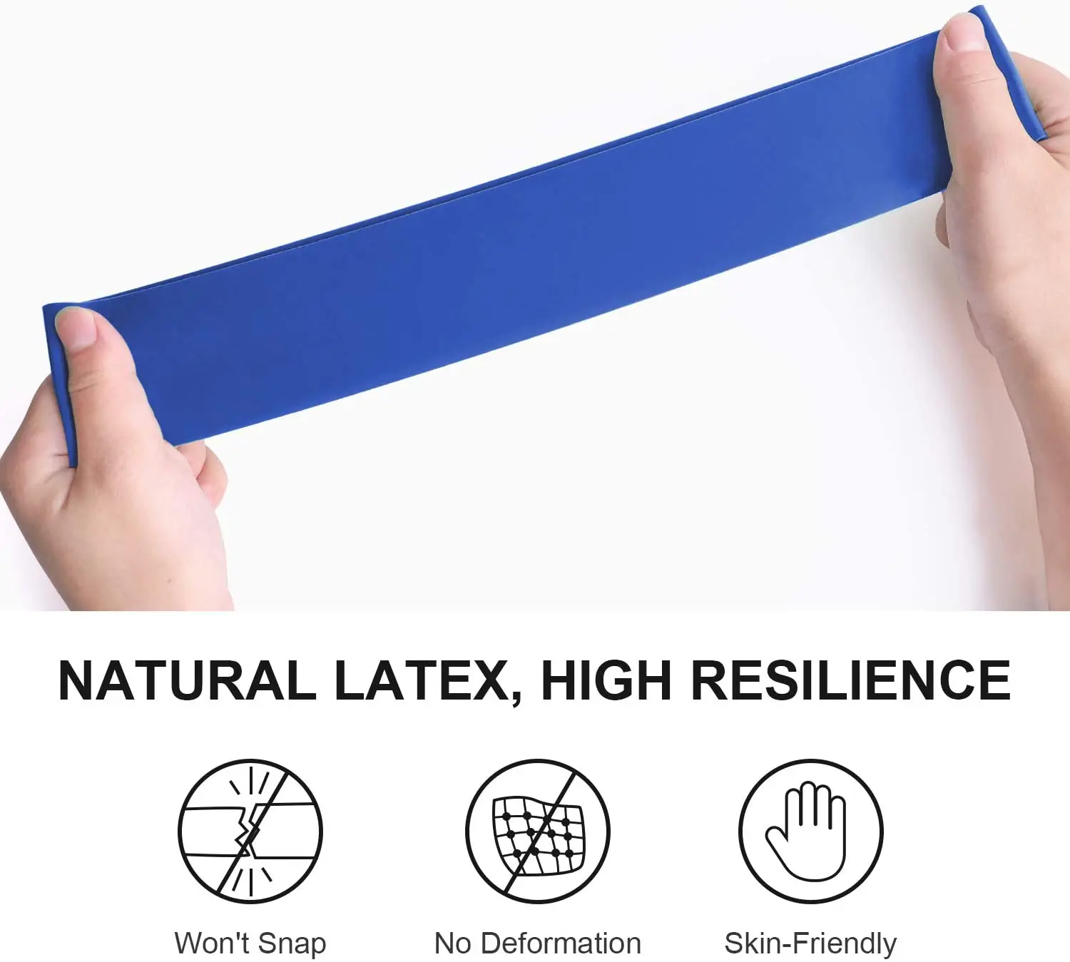 Stretching Exercise Wholesale Custom Logo Yoga Fitness Elastic Mini Latex Loop resistance bands