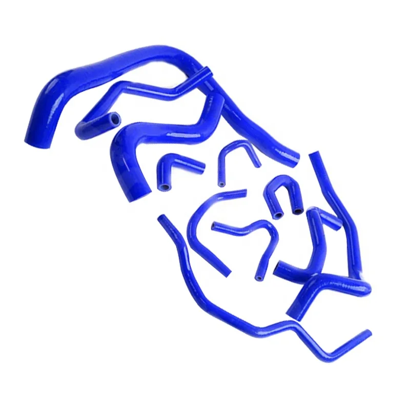 Цветной интеркулер Turbo Силиконовый радиатор двигателя Комплекты шлангов для Honda Accord H22A MK5 K7