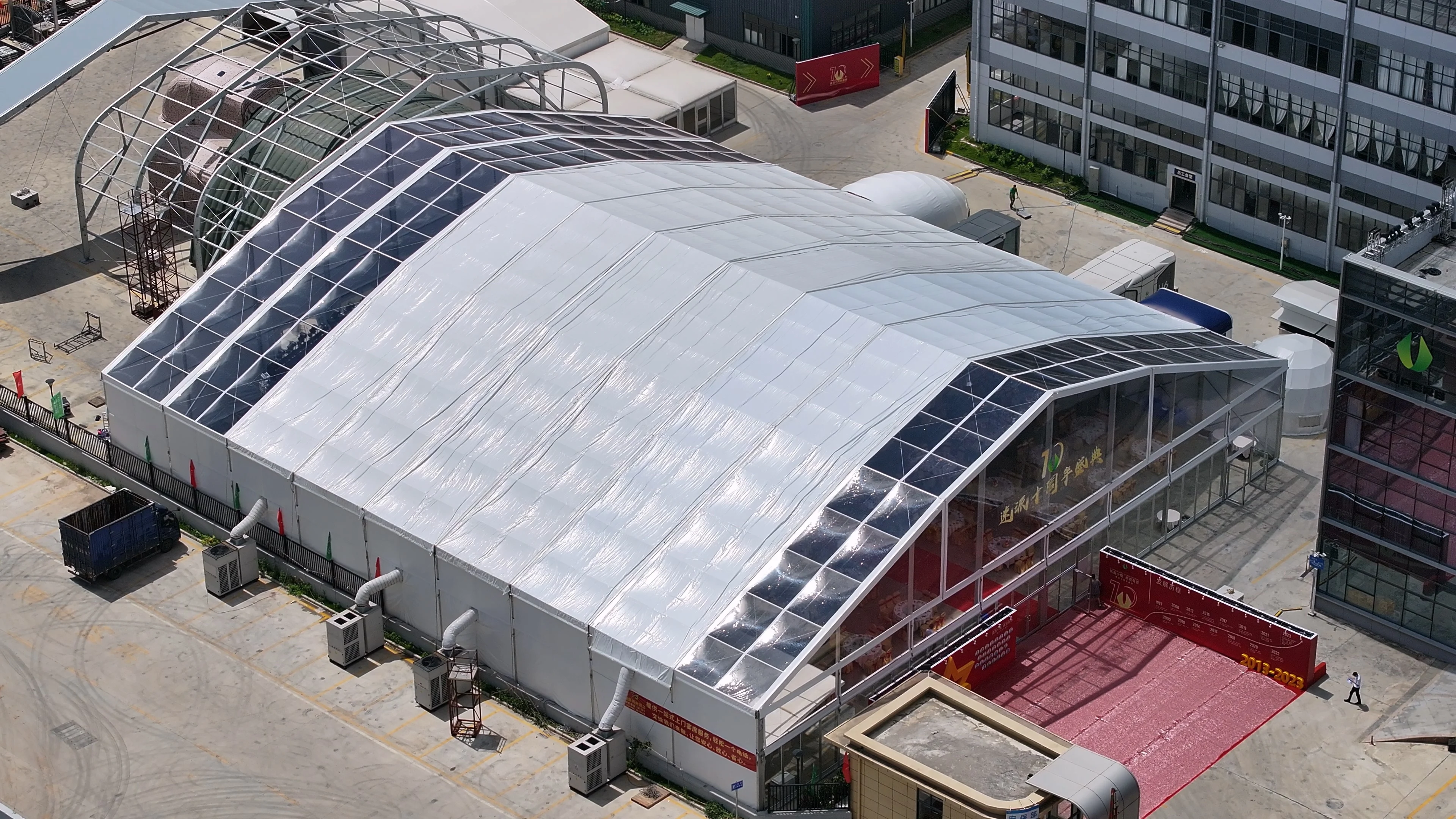 20x30m Outdoor clear roof transparent marquee luxury party tent for wedding events