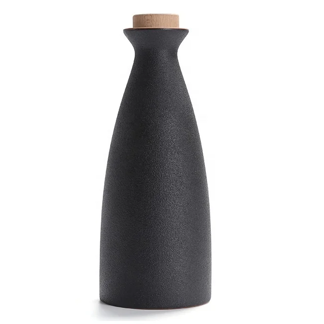 Handmade Nordic Style Ceramic Cup Stoneware Wine Pot Creative Terracotta Clay Water Bottle Lid Direct Drinking Applicable