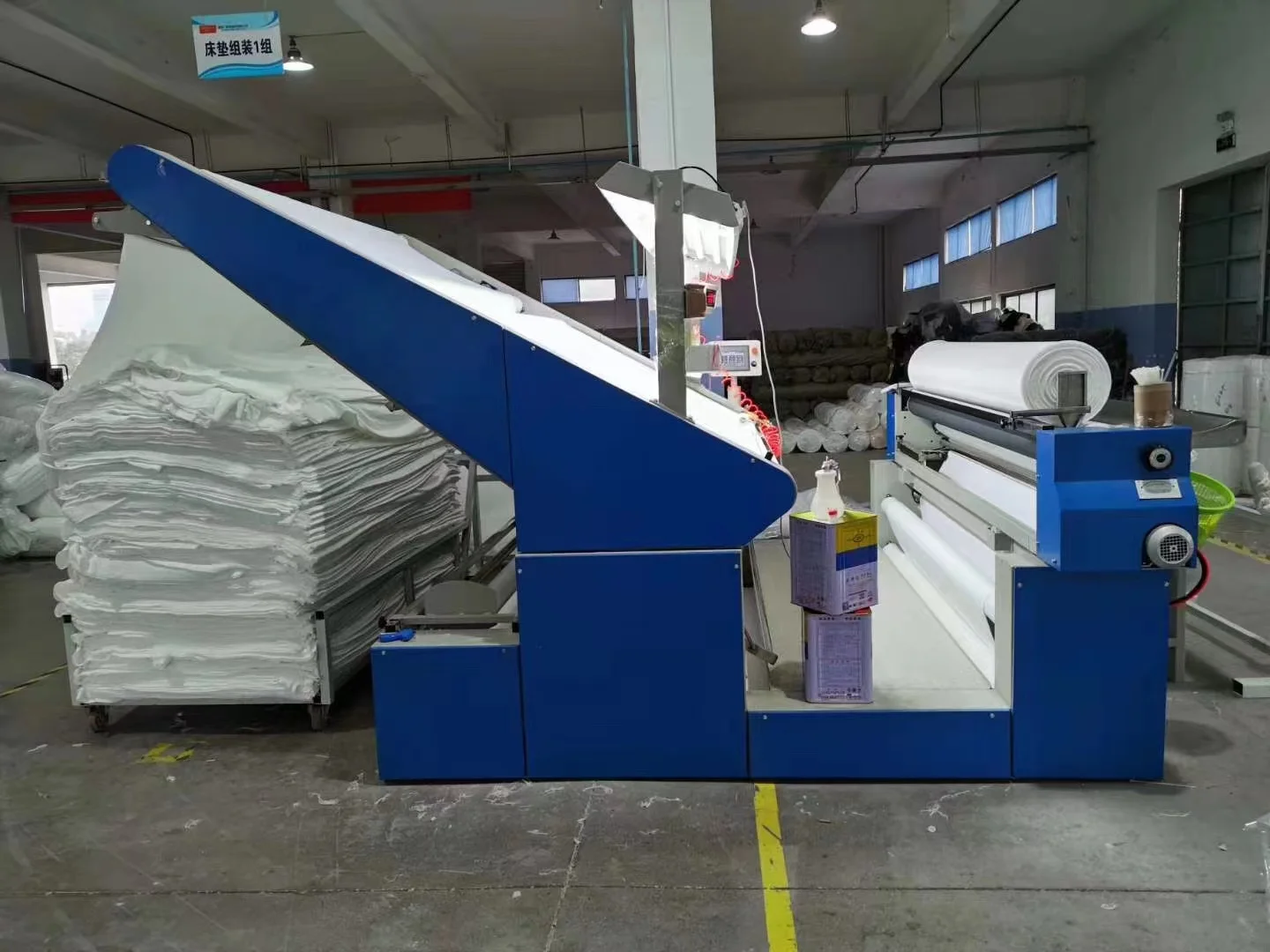 Knitting fabric No -tension inspection machine