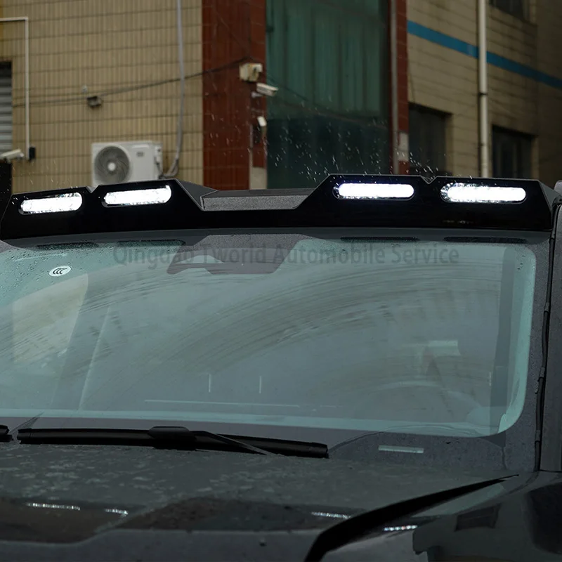 Byd Formula Equation Leopard 5 Bar roof headlight black Eyes Searchlight Waterproof Roof Light For byd FangChengBao5