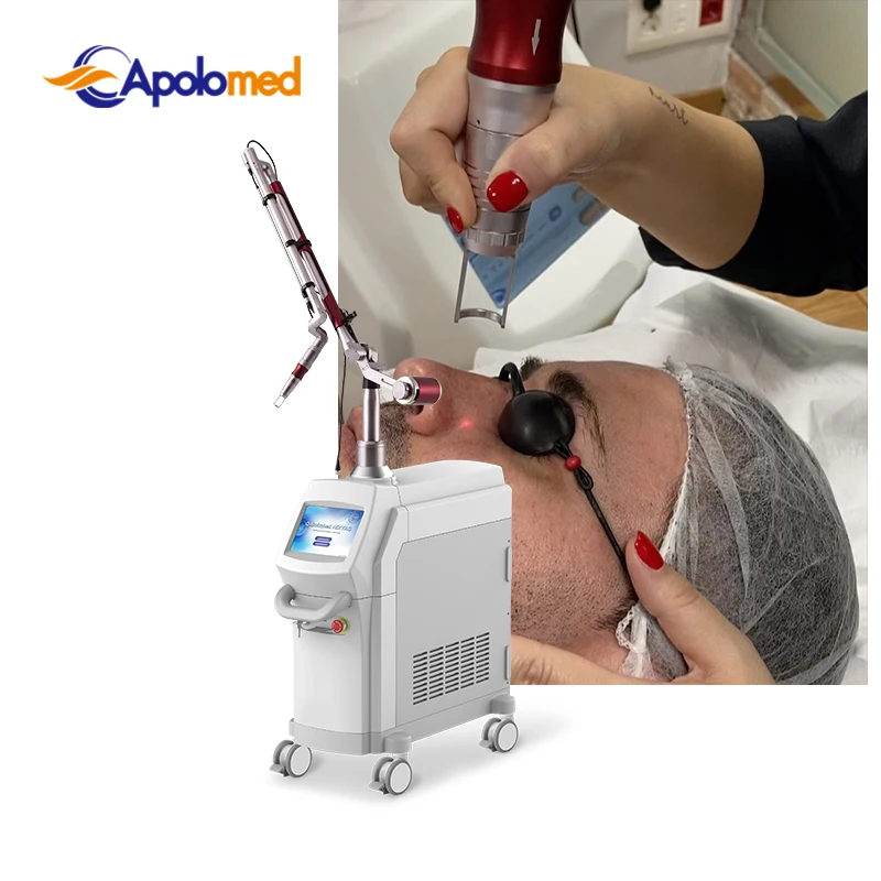 1064 532nm Tattoo Removal Q Switched Nd Yag Laser Nanosecond machine