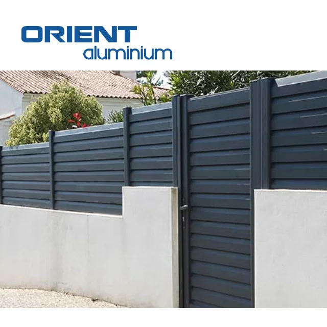 modern design aluminium fence privacy screen high quality powder coating aluminium fence panels direct factory