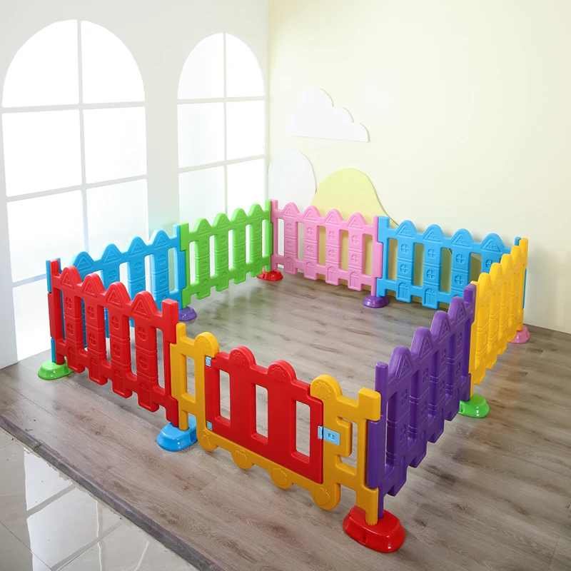 
Colorful Kindergarten Plastic Fence Playpen For Children Baby 