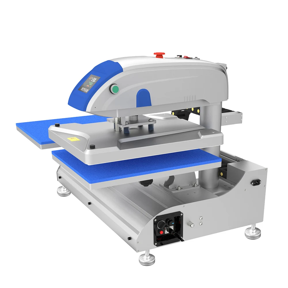 Advanced Electric Double Station Efficiency Heat Press with Digital Display