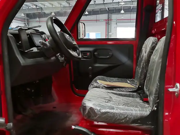 Mini Electric Car Pickup Delivery Truck for Cargo  4 Wheel Electric truck Car Single row Left hand driving 5kw motor 2 seats