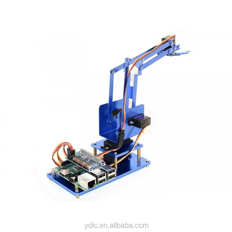 4-DOF Metal Robot Arm Kit for Raspberry Pi,  WiFi